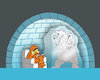 Cartoon: Igloo... (small) by berk-olgun tagged igloo