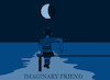 Cartoon: Imaginary Friend... (small) by berk-olgun tagged imaginary,friend