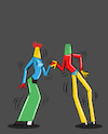 Cartoon: Invitation to Dance... (small) by berk-olgun tagged invitation,to,dance