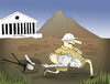 Cartoon: Jealous Archaelogist... (small) by berk-olgun tagged jealous,archaelogist