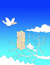 Cartoon: Jenga... (small) by berk-olgun tagged jenga