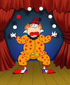 Cartoon: Juggler Fault... (small) by berk-olgun tagged juggler,fault