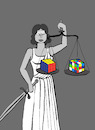 Cartoon: Justice Statue... (small) by berk-olgun tagged justice,statue