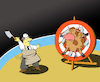 Cartoon: Knife Thrower... (small) by berk-olgun tagged knife,thrower