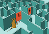 Cartoon: Labyrinth... (small) by berk-olgun tagged labyrinth