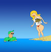 Cartoon: Lacoste... (small) by berk-olgun tagged lacoste