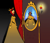 Cartoon: Laughing Mirror... (small) by berk-olgun tagged laughing,mirror