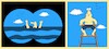 Cartoon: Lifeguard... (small) by berk-olgun tagged lifeguard