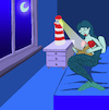 Cartoon: Lighthouse... (small) by berk-olgun tagged lighthouse