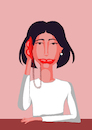 Cartoon: Lip Phone... (small) by berk-olgun tagged lip,phone