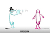 Cartoon: Magician... (small) by berk-olgun tagged magician