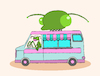 Cartoon: Mantis Van... (small) by berk-olgun tagged mantis,van