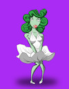 Cartoon: Marilyn Style... (small) by berk-olgun tagged marilyn,style