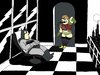 Cartoon: Masochist... (small) by berk-olgun tagged masochist