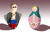 Cartoon: Matryoshka vs Flasher... (small) by berk-olgun tagged matryoshka,vs,flasher