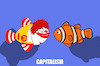 Cartoon: Mcdonalds Clown... (small) by berk-olgun tagged clownfish