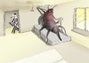 Cartoon: METAMORPHOSIS.. (small) by berk-olgun tagged metamorphosis