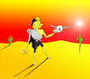 Cartoon: Mirage... (small) by berk-olgun tagged mirage