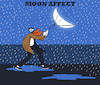 Cartoon: Moon Affect... (small) by berk-olgun tagged moon,affect