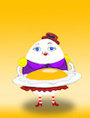 Cartoon: Mrs.Humpty Dumpty... (small) by berk-olgun tagged humpty,dumpty