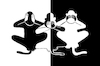 Cartoon: Negative Space... (small) by berk-olgun tagged negative,space