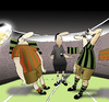 Cartoon: Night Match... (small) by berk-olgun tagged night,match