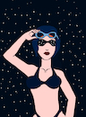 Cartoon: Nightglasses... (small) by berk-olgun tagged nightglasses