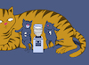 Cartoon: Office Cats... (small) by berk-olgun tagged office,cats