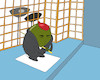 Cartoon: Olive Harakiri... (small) by berk-olgun tagged olive,harakiri