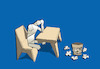 Cartoon: Origami... (small) by berk-olgun tagged origami