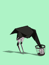 Cartoon: Ostrich Origami... (small) by berk-olgun tagged ostrich,origami