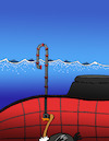 Cartoon: Ostrich Submarine... (small) by berk-olgun tagged ostrich,submarine