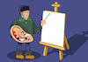 Cartoon: Palette... (small) by berk-olgun tagged palette