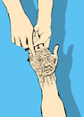 Cartoon: Palmistry... (small) by berk-olgun tagged palmistry