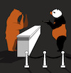 Cartoon: Panda Costume... (small) by berk-olgun tagged panda,costume