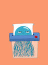 Cartoon: Paper Shredder.... (small) by berk-olgun tagged jellyfish