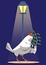 Cartoon: Peace Pigeon... (small) by berk-olgun tagged peace,pigeon