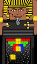 Cartoon: Pharaoh Tetris... (small) by berk-olgun tagged pharaoh,tetris