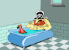 Cartoon: Pirate Shower... (small) by berk-olgun tagged pirate,shower