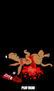 Cartoon: Play Dead... (small) by berk-olgun tagged play,dead