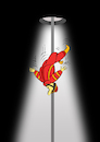 Cartoon: Pole Dance... (small) by berk-olgun tagged pole,dance