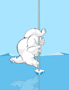 Cartoon: Pole Dance... (small) by berk-olgun tagged pole,dance