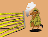 Cartoon: Police Line... (small) by berk-olgun tagged police,line