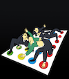 Cartoon: Political Twister... (small) by berk-olgun tagged political,twister