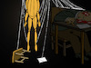 Cartoon: Puppeteer Suicide... (small) by berk-olgun tagged puppeteer,suicide