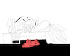 Cartoon: Rabbit Slippers... (small) by berk-olgun tagged rabbit,slippers