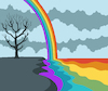 Cartoon: Rainbow... (small) by berk-olgun tagged rainbow