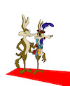 Cartoon: Roadrunner Fur... (small) by berk-olgun tagged roadrunner,fur