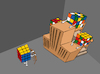 Cartoon: Rubiks Court... (small) by berk-olgun tagged rubiks,court
