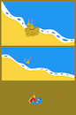 Cartoon: Sand Castle... (small) by berk-olgun tagged sand,castle